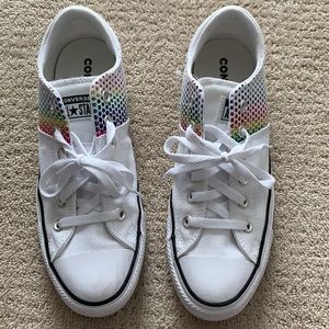 Rainbow Converse shoes